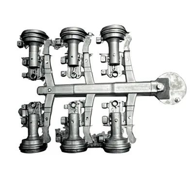 Egyedi 1-6 üreg befecskendezés die casting alumínium alkatrészek